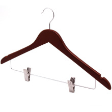 Clips la capa superior del conjunto de suspensión para ropa Brown caoba